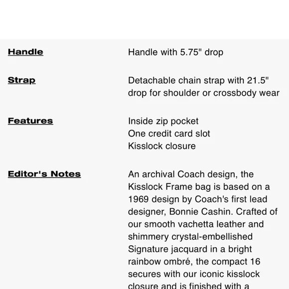 Coach Candy Crystal Kisslock 16!!!! - Picture 4 of 7